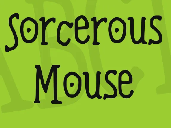 Sorcerous Mouse font