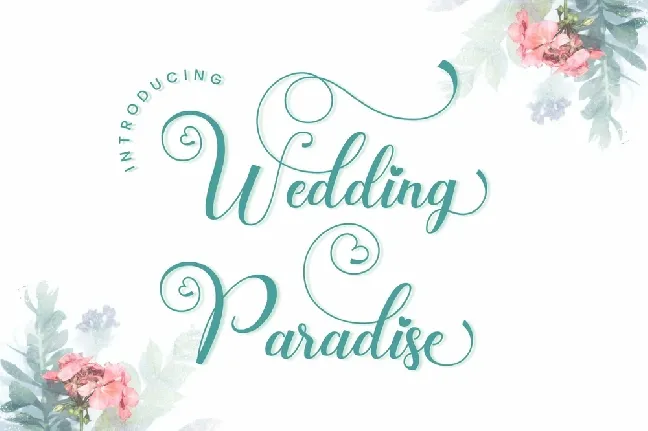 Wedding Paradise font