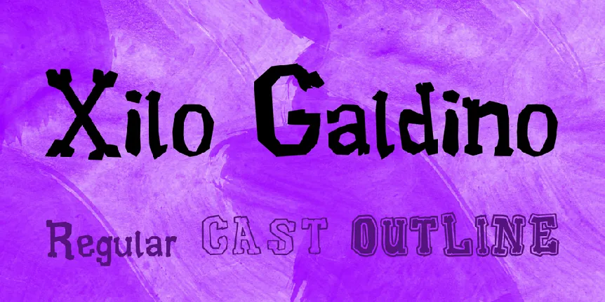 Xilo Galdino font