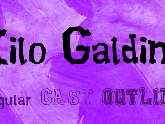 Xilo Galdino font