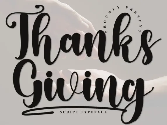 Thanks Giving Typeface font