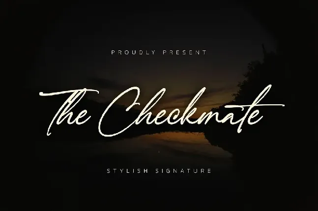 The Checkmate font