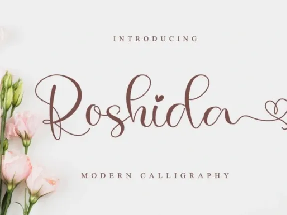 Roshida font