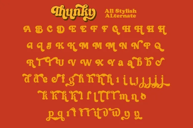 Thunky DEMO font