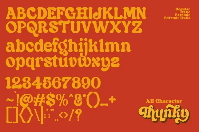 Thunky DEMO font