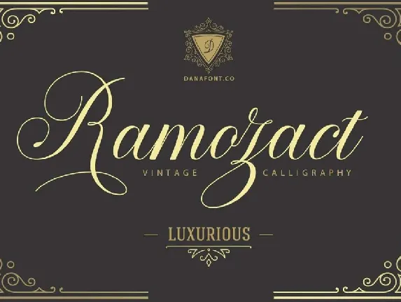 Ramozact font