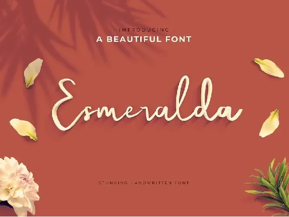 Esmeralda font