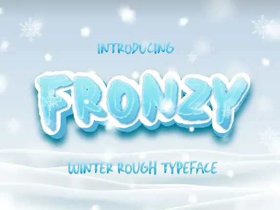 Fronzy Free Trial font