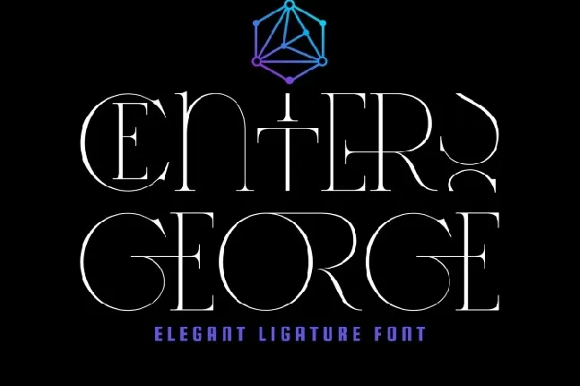 Centers George font