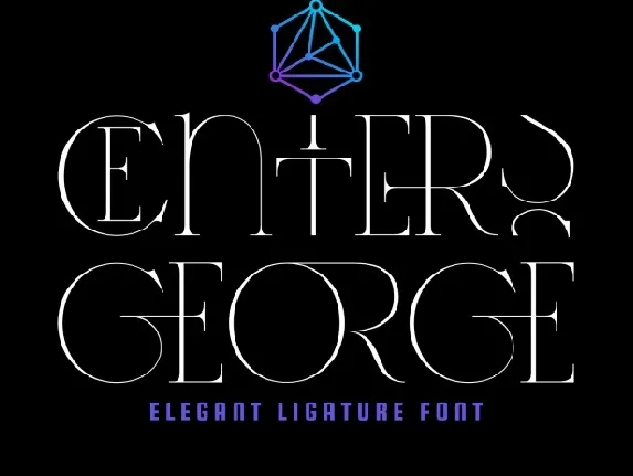 Centers George font