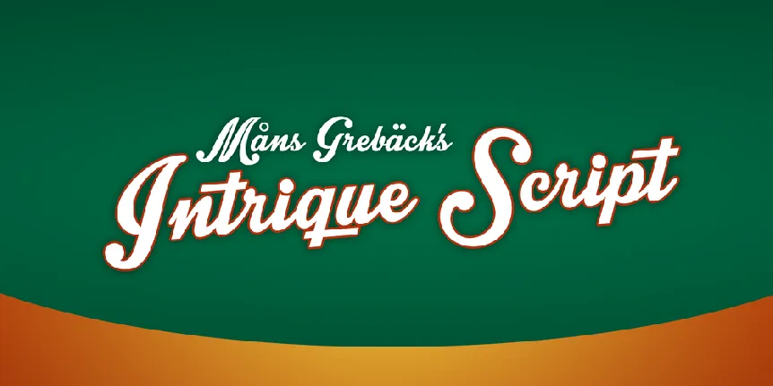 Intrique Script Personal Use font