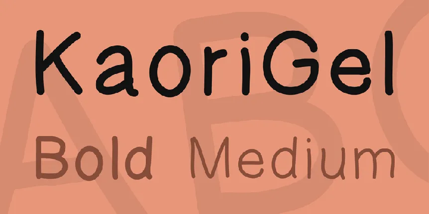 KaoriGel font