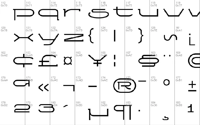 Ketosag font