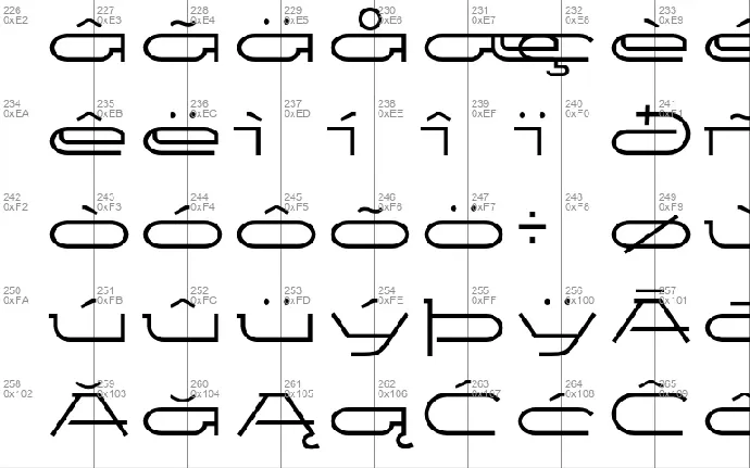 Ketosag font