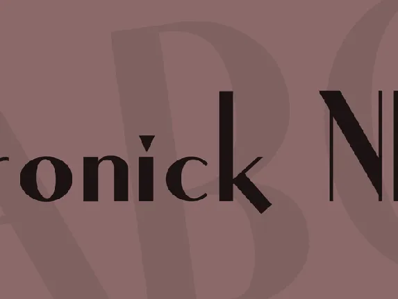 Ironick NF font