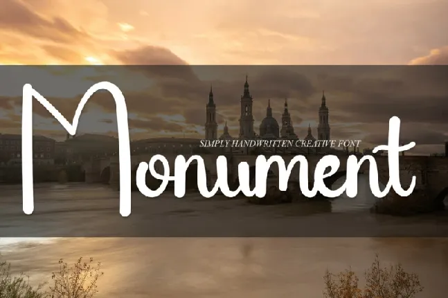 Monument Script font