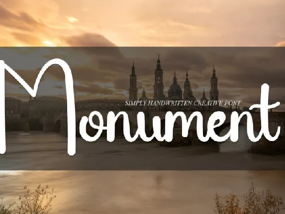 Monument Script font