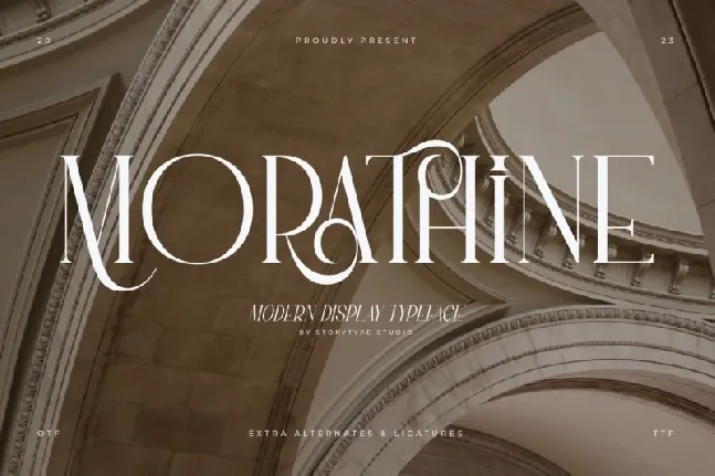 Morathine font