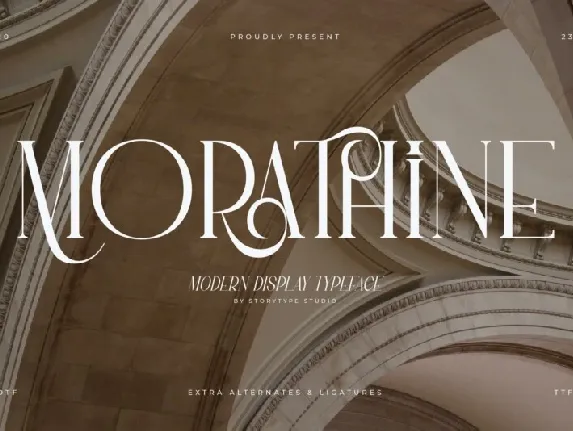 Morathine font