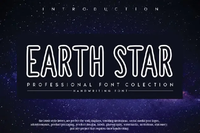 EARTHSTAR Display font