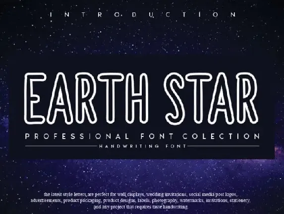 EARTHSTAR Display font