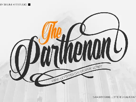 The Parthenon Script font