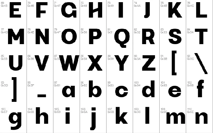 Ganery font