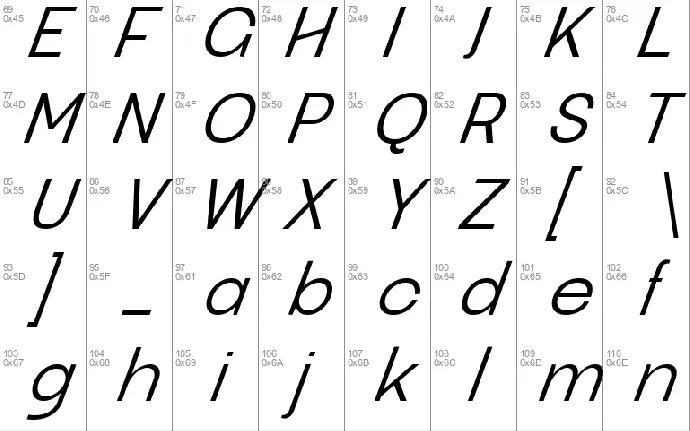 Ganery font