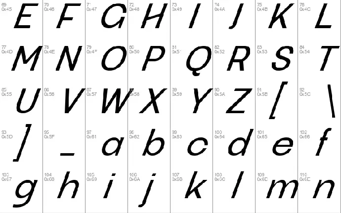 Ganery font