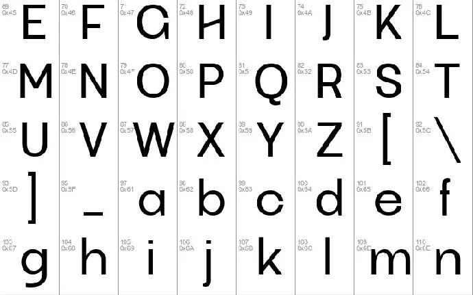 Ganery font