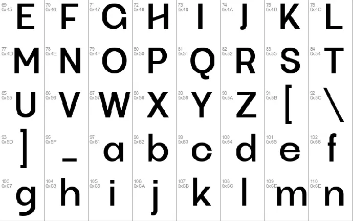 Ganery font