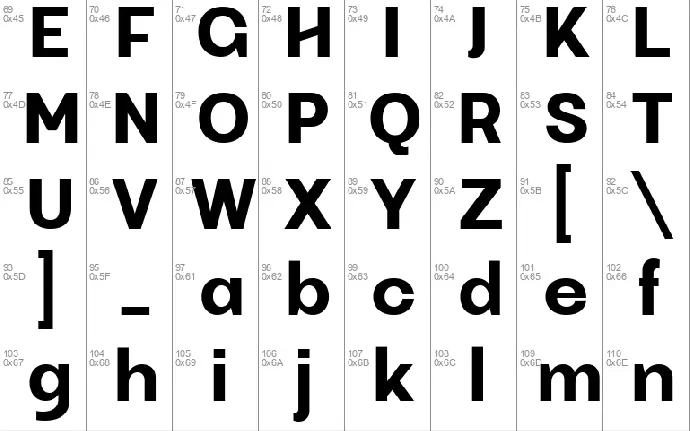 Ganery font