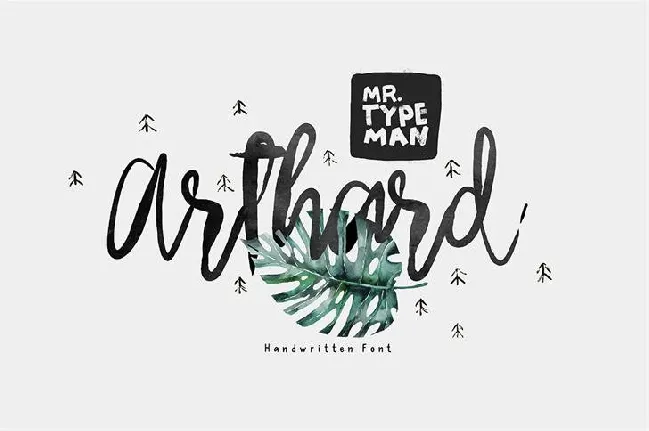 Arthard Script Free font