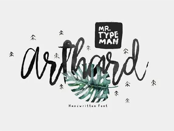 Arthard Script Free font