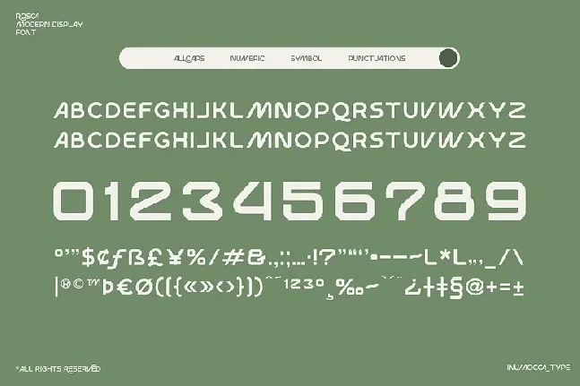 Rosca font