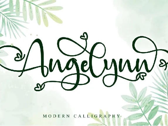 Angelynn font