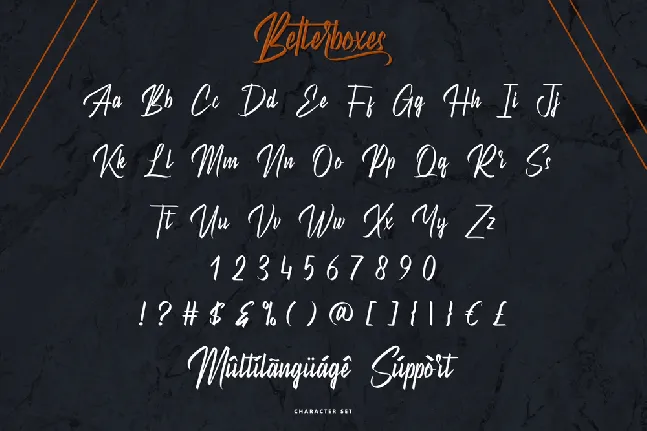 Betterboxes Demo font