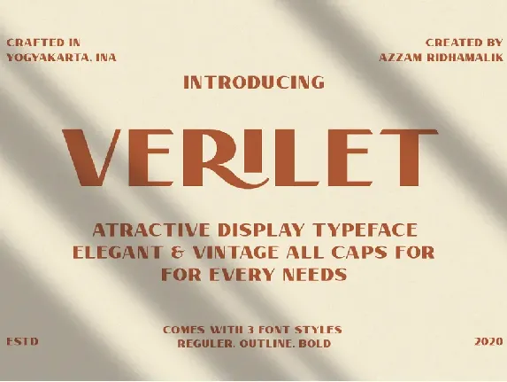 Verilate font