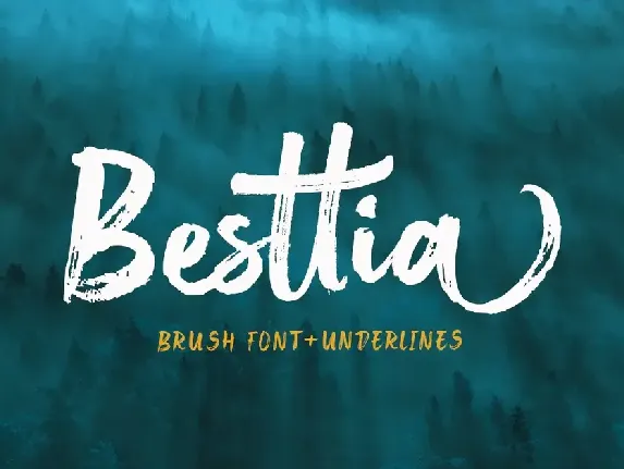 Besttia Brush font