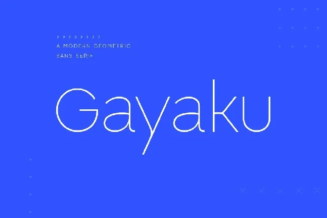 Gayaku font