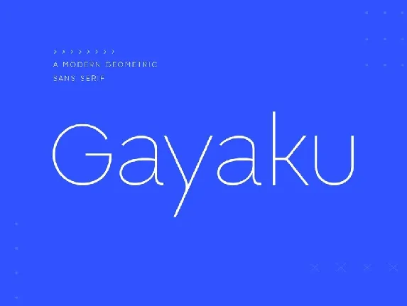 Gayaku font