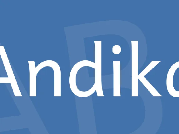 Andika font