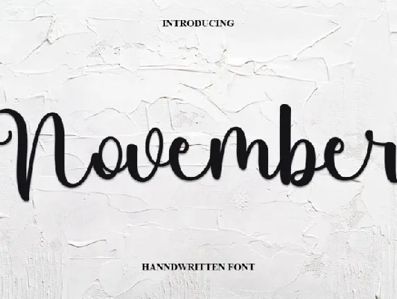 November font