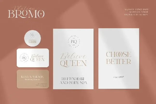 Bromo Plateau Duo font