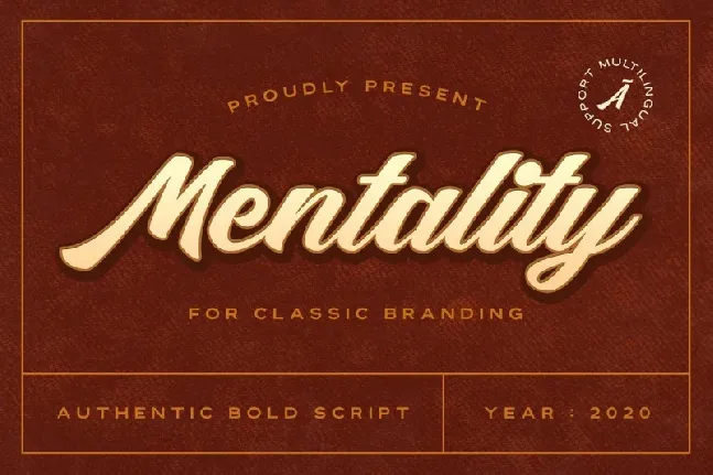 Mentality font