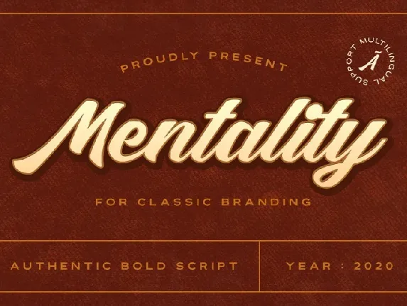 Mentality font