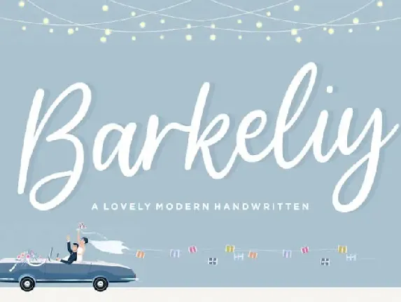 Barkeliy Lovely Handwritten font