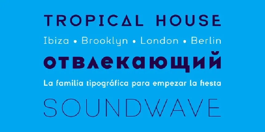 Electronica Family font