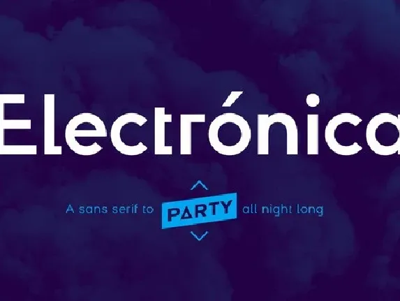 Electronica Family font