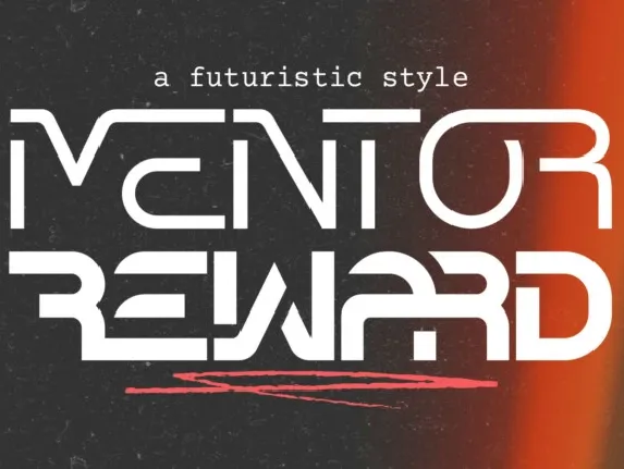 Mentor Reward font